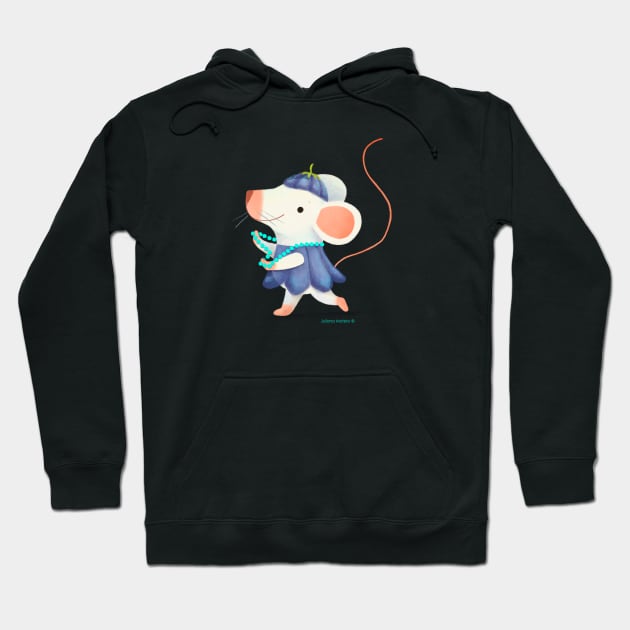 Miss Spring Mouse Hoodie by julianamotzko